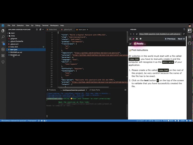 #01 - What is the index.html and how to start your first html website