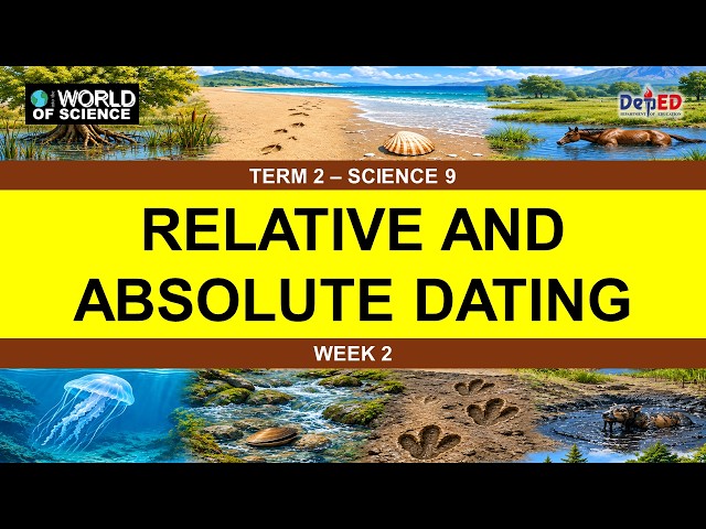 TERM 2 SCIENCE 9 WEEK 2 | RELATIVE AND ABSOLUTE DATING