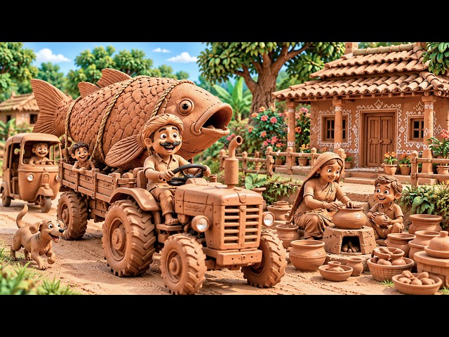 DIY Miniature Tiny Clay House & Kitchen Set Making | Mitti Craft | Mitti Bartan | All Kitchen Set