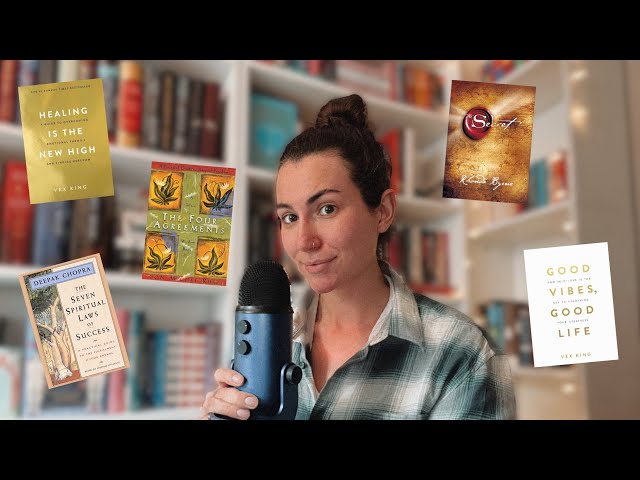 ASMR self-help book recommendations 💫✨ bookish triggers, tapping