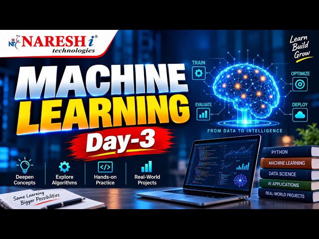 Machine Learning | Day-3 | Venkat | Naresh IT