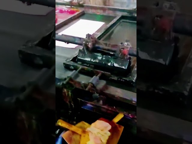 The Most Satisfying Screen Printing Technique You Need to See! #shorts