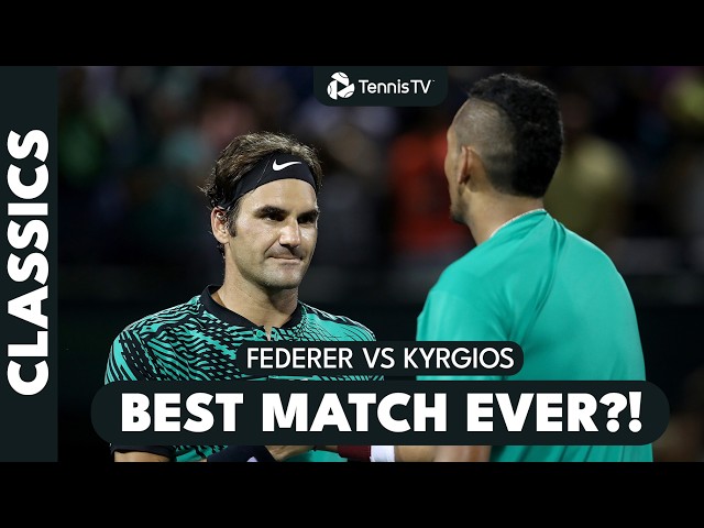 *THAT* Nick Kyrgios vs Roger Federer Match 🥵 | Miami 2017 Condensed Match Highlights