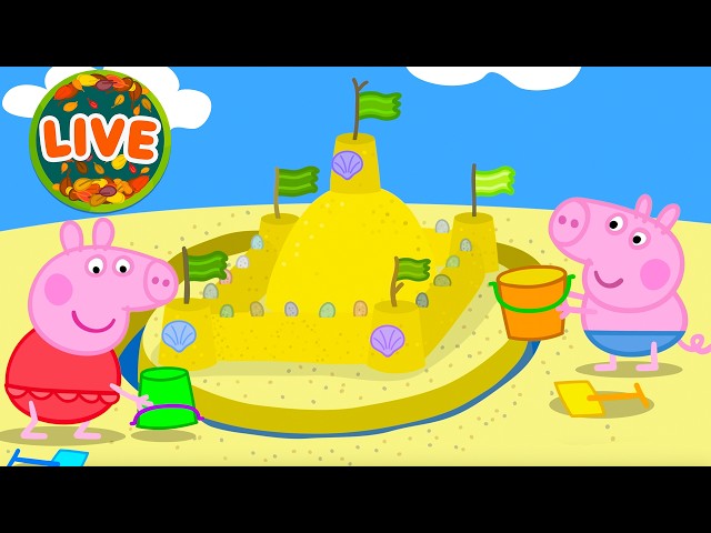 LIVE 🔴 Peppa Pig's NEW Summer Holiday Adventures! ☀️🏖️ | Full Episodes | Family Days Out