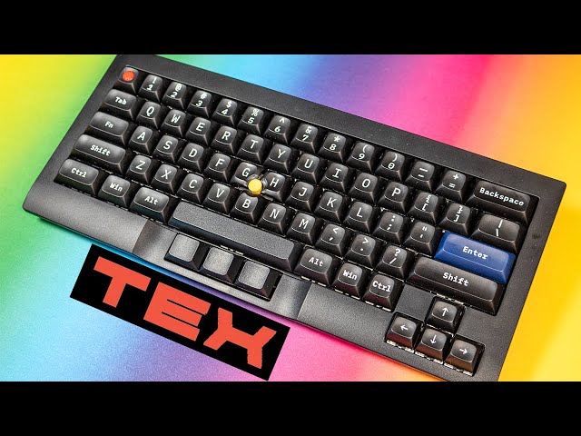 Tex Shura DIY - Gateron Red | Mechanical Keyboard IBM ThinkPad Style