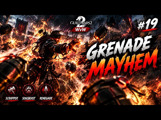 Guild Wars 2 [Thor] Heavy grenade strikes !Smallscale !Zergbusting !Outnumbered !Roaming !19 #gw2