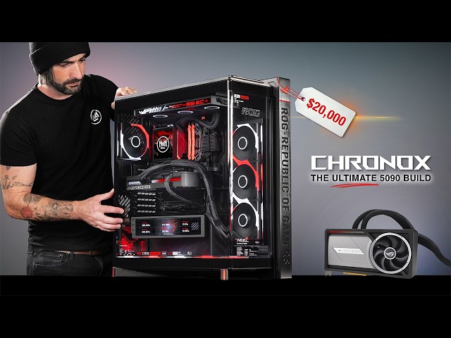 My Insane $20,000 PC Build is Complete... | ASUS ROG Cronox RTX 5090 Gaming PC Build