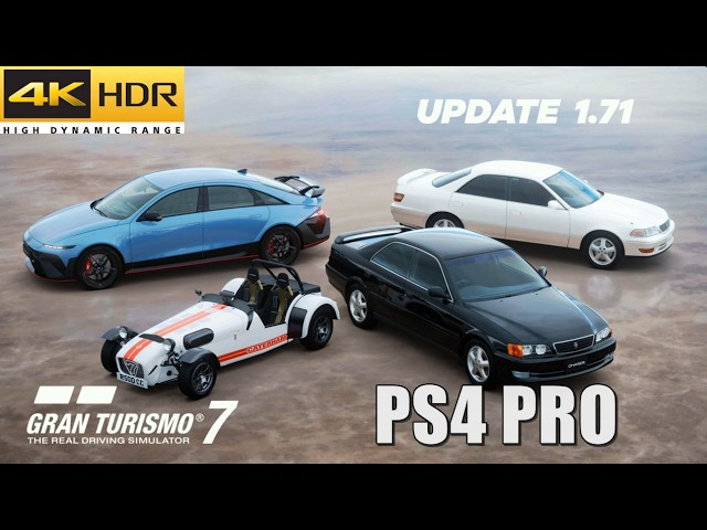 Gran Turismo 7 Update 1.71 Adds 4 New Cars | PS4 Gameplay 4K HDR