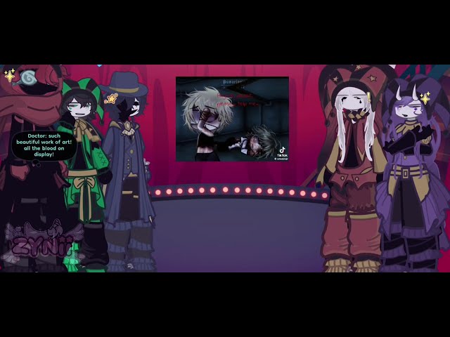 The  Freak Circus react to Y/n as Gacha edits (use 2x speed) FULL VIDEO
