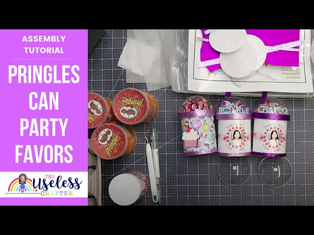 DIY Pringles Can Party Favor with Dome - Assembly Tutorial