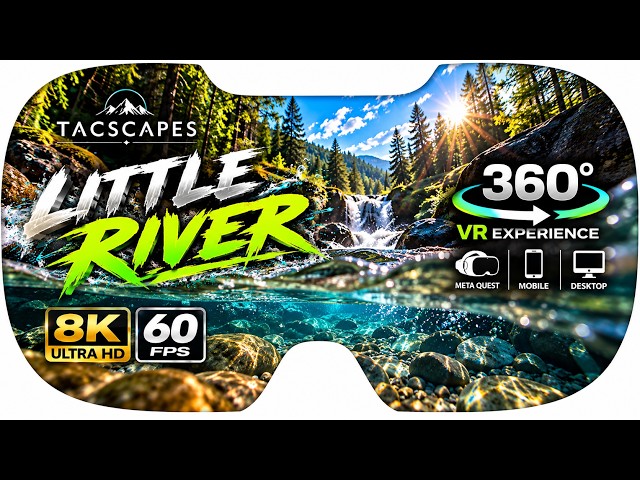 8K 360° VR | LITTLE RIVER — Look Around. You're There. #panorama  #dronefootage #360 #virtualreality