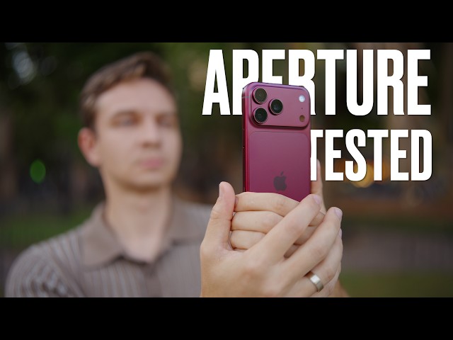 iPhone 18 Pro Max Aperture Test - Does it Really Make a Difference?