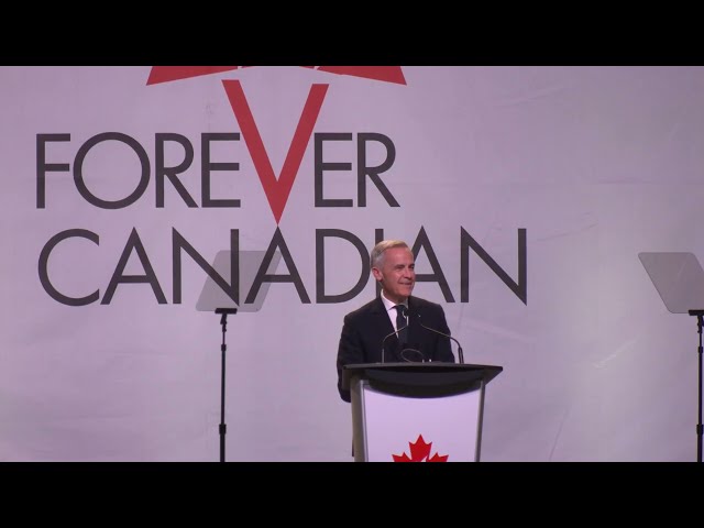 Prime Minister Carney delivers remarks at the Forever Canadian Rally in Calgary