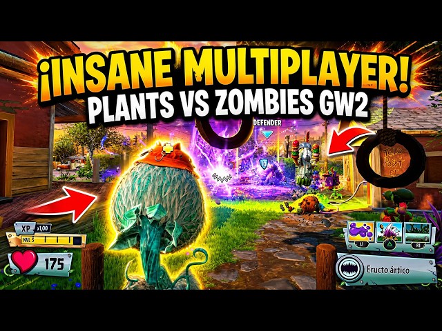 Insane Multiplayer Action! Plants vs Zombies GW2