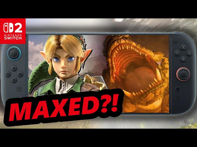 Zelda Ocarina of Time set to MAX OUT Switch 2...