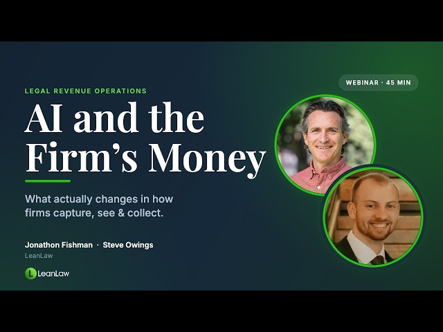 AI and the Firm's Money: What Actually Changes in How You Capture, See, and Collect Revenue