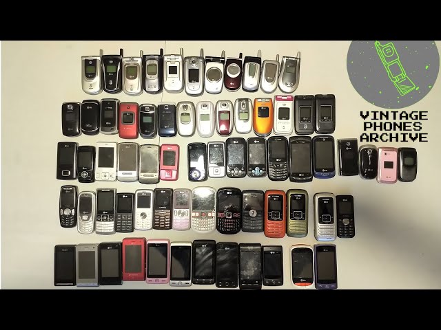 LG Mobile phone collection (68 models)