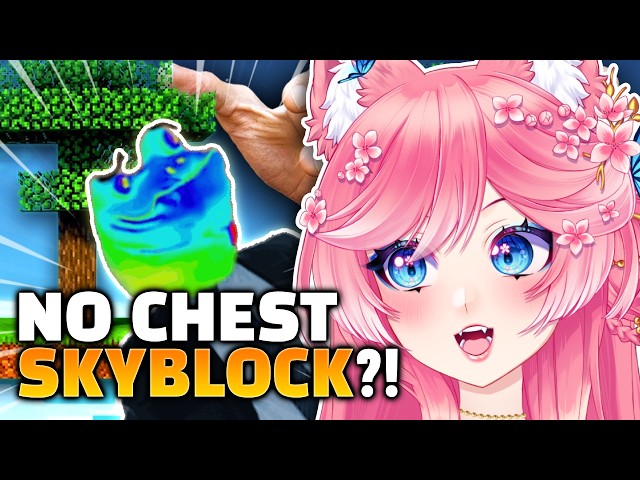 BEATING Minecraft Skyblock With NO STARTER CHEST?! | VTuber Reacts To Martincitopants
