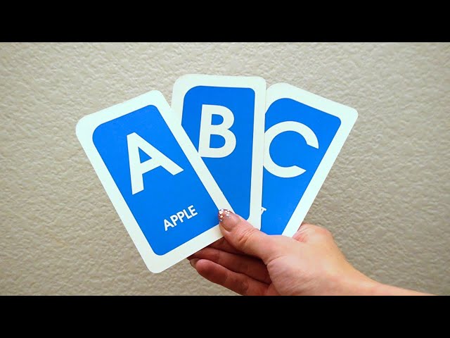 ABC Flash Cards for Toddlers | Capital Letters, Phonics, Sounds, & First Words