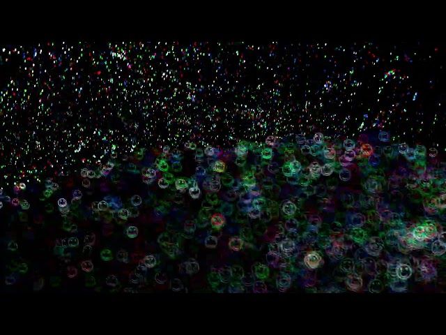 Smiling Bokeh 4K HDR VJ Loop 3D Animation