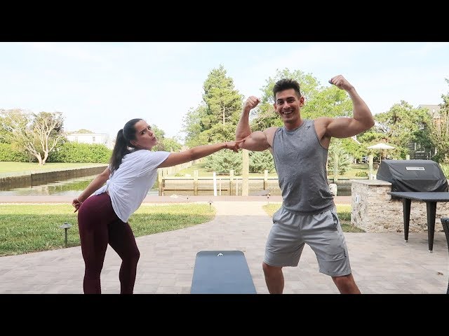 FULL BODY WORKOUT CHALLENGE! *VR180*