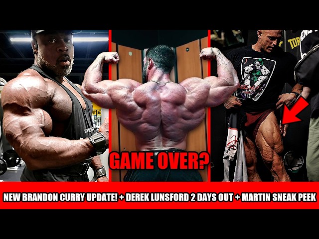 Derek Lunsford's Shocking 2 Day Out Update + New Brandon Curry Updates + Martin Sneak Peek + MORE