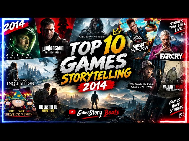 Top 10 Games Storytelling 2014 | The Greatest Game Stories, Characters, Worlds | GameStory Beats