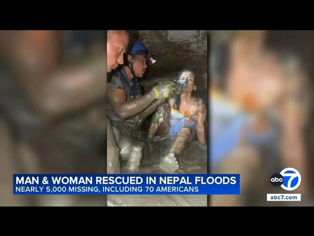 2 people found alive in Nepal debris 10 days after devastating floods
