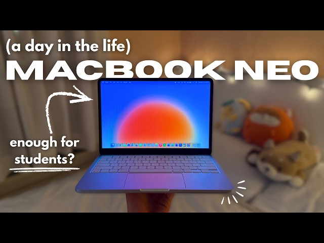 Day In the Life of a Uni Student ft. MacBook Neo | Real World Battery and Performance Test