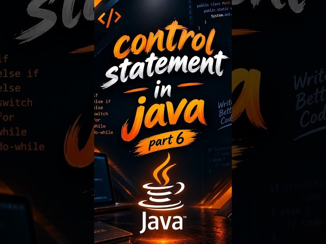 java module | control statements 'part 6' | CodeLearning