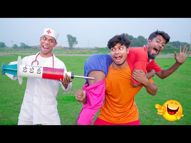 Must Watch New Funniest Fun Comedy Video 2026 Amazing Injection Wala Comedy Video Doctor ‪@funtv22‬