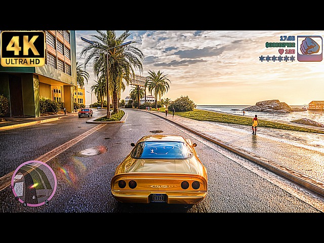 GTA Vice City DLSS 5 x3 | RTX 5080 4K Ultra Graphics Showcase