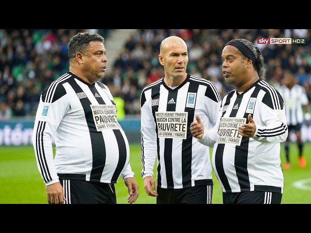 EVEN AT 145KG & RETIRED, RONALDO PHENOMENON PUT ON A SHOW IN THIS MATCH OF LEGENDS