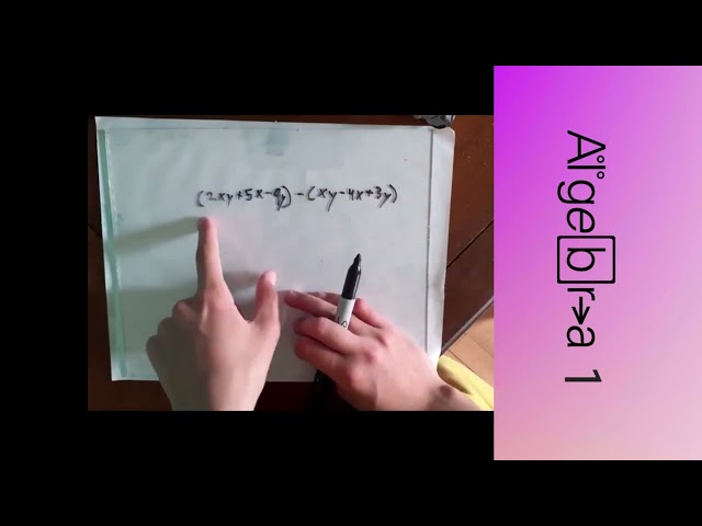 Algebra 1 Course - Lesson 19 of 35: Distributing a Negative
