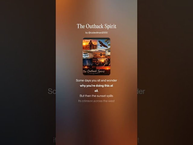 The Outback Spirit