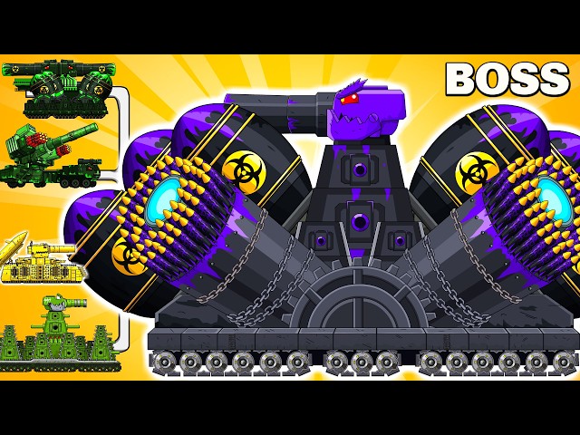 THE NEW BOSS : KV 44 MISSLE NUCLEAR vs WORLD'S BEST Cartoons tank