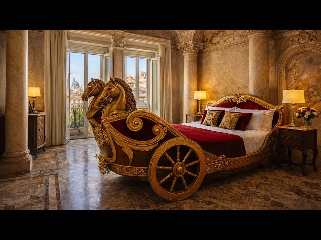 Inside a Luxury Roman Room Airbnb ✨ | Full Sneak Peek Tour 🏛️ #Rome #Luxury #airbnb 