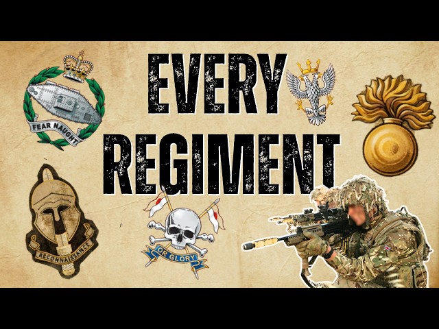 Every British Army Regiment Explained (in 26 mins)