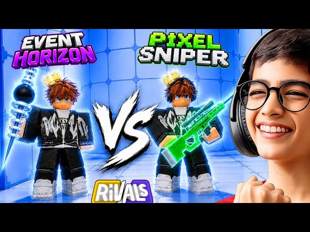 EVENT HORIZON VS PIXEL SNIPER IN ROBLOX RIVALS 😮