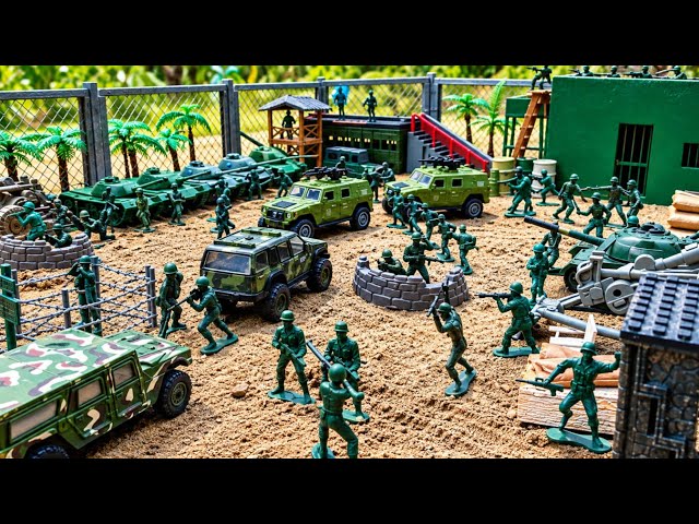 Army Men: Prison Escape from Green Army Fortress #stopmotion (Army men stop motion)