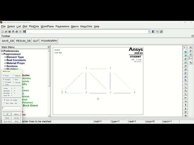 Static Structural Analysis in TRUSS