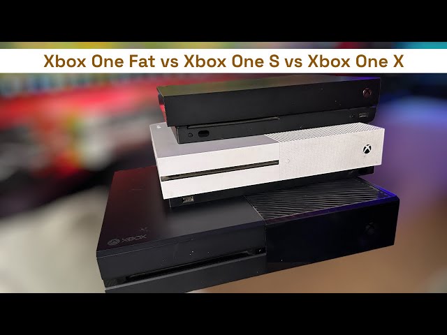 Xbox One Fat vs Xbox One S vs Xbox One X / el video que tiene que ver