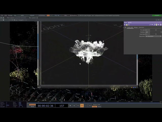 Touch Designer Gaussian Splat modification