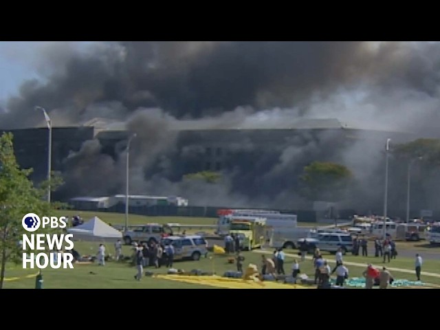 'Total chaos.' How PBS News crews filmed the Pentagon on 9/11
