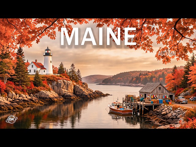 Maine 8K 🍂 | This Is What Autumn Dreams Look Like