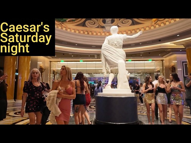 Caesars Palace Las Vegas Saturday night