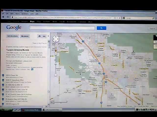 Using Tucson Mural Maps in a web browser