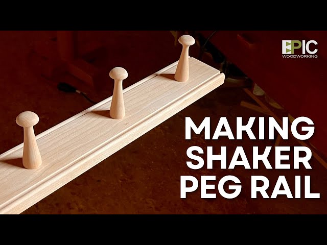 How to Make Shaker Peg Rail