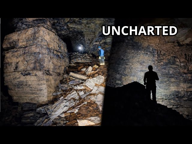Found Huge Uncharted Halls Deep in Sandstone Mine - into the Labyrinth -