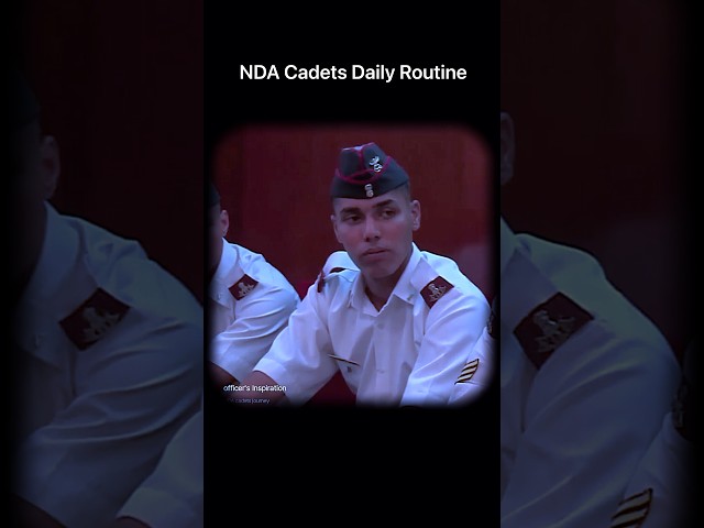 NDA Cadets daily Routine #nda #routine